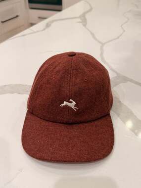 Tracksmith x Ciele Wool Running Hat Cap Pomegranate